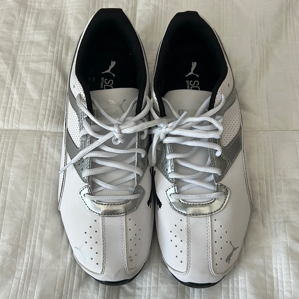 White Puma Softfoam Walking Shoes